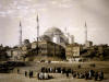 ancienne photo, Istanbul sainte sophie