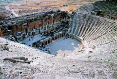 Pamukkale, Hiérapolis, théâtre romaine